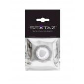 Эластичное эрекционное кольцо с длинными черными «ресничками» - Sextaz - в Новокузнецке купить с доставкой