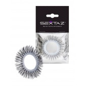 Круглое эрекционное кольцо с длинными «ресничками» - Sextaz - в Новокузнецке купить с доставкой