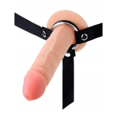 Мужской полый страпон на регулируемых ремнях - 18,5 см. - Sex Expert - купить с доставкой в Новокузнецке