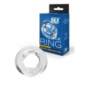 Прозрачное эрекционное кольцо-бублик - Sex Expert - в Новокузнецке купить с доставкой