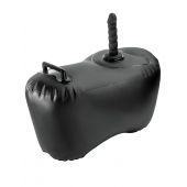 Черное надувное кресло с платформой для фиксации дилдо Body Dock Inflatable Love Seat - Pipedream - купить с доставкой в Новокузнецке