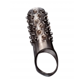 Дымчатая насадка на пенис с выпуклостями - 12 см. - Sex Expert - в Новокузнецке купить с доставкой