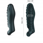 Серая силиконовая насадка на пенис с подхватом Manwan Ryzer - Manwan - в Новокузнецке купить с доставкой