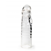 Прозрачная закрытая насадка на член - 15 см. - Sex Expert - в Новокузнецке купить с доставкой