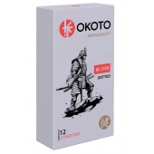 Точечные презервативы OKOTO Dotted - 12 шт. - Sitabella - купить с доставкой в Новокузнецке