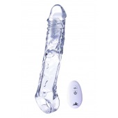 Прозрачная насадка-удлинитель Length Enhancer With Bullet с подхватом - 22,3 см. - NMC - в Новокузнецке купить с доставкой