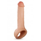 Телесная насадка-удлинитель Thrive 8.75 Inch Realistic Penis Extender Sleeve - 22,2 см. - Blush Novelties - в Новокузнецке купить с доставкой