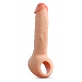 Телесная насадка-удлинитель Thrive 8.75 Inch Realistic Penis Extender Sleeve - 22,2 см. - Blush Novelties - в Новокузнецке купить с доставкой