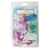 Набор из 3 эрекционных прозрачных колец - Boys of Toys - в Новокузнецке купить с доставкой