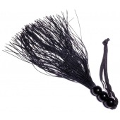 Черная силиконовая плетка - 25,4 см. - Boys of Toys - купить с доставкой в Новокузнецке