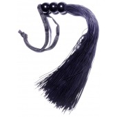 Черная силиконовая плетка - 25,4 см. - Boys of Toys - купить с доставкой в Новокузнецке