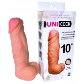 Фаллическая насадка Харнесс UNICOCK 10  - 25 см. - LOVETOY (А-Полимер) - купить с доставкой в Новокузнецке