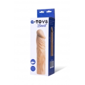 Насадка с ярко выраженной головкой и рельефным стволом - 19 см. - A-toys - в Новокузнецке купить с доставкой