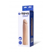 Реалистичная насадка с ярко выраженной головкой - 16,5 см. - A-toys - в Новокузнецке купить с доставкой Реалистичная насадка с ярко выраженной головкой - 16,5 см. - A-toys - в Новокузнецке купить с доставкой