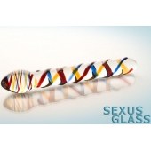 Стеклянный фаллос с гладкой головкой - 25 см. - Sexus купить с доставкой в интернет-магазине Orgasmix в Новокузнецке Стеклянный фаллос с гладкой головкой - 25 см. - Sexus