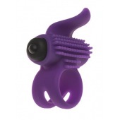 Эрекционное кольцо с подхватом мошонки и стимуляцией клитора Bullet Lastic Ring - Adrien Lastic - в Новокузнецке купить с доставкой