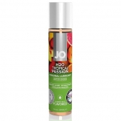 Смазка с ароматом тропических фруктов JO Flavored Tropical Passion - 30 мл. - System JO - купить с доставкой в Новокузнецке