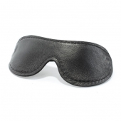 Кожаная маска на глаза - БДСМ Арсенал - купить с доставкой в Новокузнецке