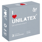 Презервативы с точками Unilatex Dotted - 3 шт. - Unilatex - купить с доставкой в Новокузнецке