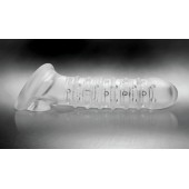 Утолщающая ребристая насадка на пенис - Доминирующее кольцо - в Новокузнецке купить с доставкой