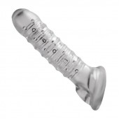 Утолщающая ребристая насадка на пенис - Доминирующее кольцо - в Новокузнецке купить с доставкой