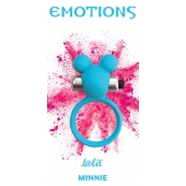 Голубое эрекционное виброколечко Emotions Minnie Breeze - Lola Games - в Новокузнецке купить с доставкой