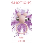 Розовое эрекционное виброколечко Emotions Minnie Light pink - Lola Games - в Новокузнецке купить с доставкой