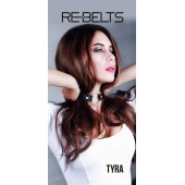 Чёрный кожаный чокер-кляп Tyra Black - Rebelts - купить с доставкой в Новокузнецке