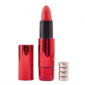 Красный вибратор в виде помады - 9 см. - ToyFa купить в Новокузнецке с доставкой в Orgasmix.ru Красный вибратор в виде помады - 9 см. - ToyFa