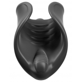 Чёрный мастурбатор Vibrating Silicone Stimulator с вибрацией - Pipedream - в Новокузнецке купить с доставкой