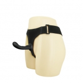 Страпон с изогнутой головкой Ultra Harness Curvy Dildo - 15,8 см. - Baile - купить с доставкой в Новокузнецке