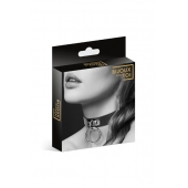 Узенький ошейник из полиуретана с кольцом - Bijoux Pour Toi - купить с доставкой в Новокузнецке