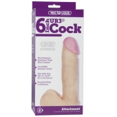 Ультра реалистичная насадка Vac-U-Lock  6  ULTRASKYN Cock - 17,3 см. - Doc Johnson - купить с доставкой в Новокузнецке