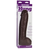 Большая насадка для трусиков Vac-U-Lock Realistic Hung - 31,7 см. - Doc Johnson - купить с доставкой в Новокузнецке