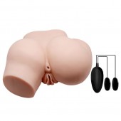 Телесный полуторс с двумя любовными тоннелями и вибрацией - Baile - в Новокузнецке купить с доставкой