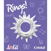 Прозрачное эрекционное кольцо Rings Cristal - Lola Games - в Новокузнецке купить с доставкой