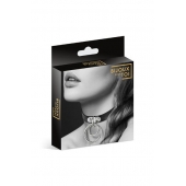 Черный чокер с двумя кольцами - Bijoux Pour Toi - купить с доставкой в Новокузнецке