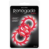 Набор из 3 красных эрекционных колец Renegade Gears - NS Novelties - в Новокузнецке купить с доставкой