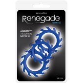 Набор из 3 синих эрекционных колец Renegade Gears - NS Novelties - в Новокузнецке купить с доставкой