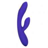 Фиолетовый вибратор с функцией электростимуляции Intimate E-Stimulator Dual Wand - 21,5 см. - California Exotic Novelties - купить с доставкой в Новокузнецке