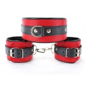 Кожаный БДСМ-набор - БДСМ Арсенал - купить с доставкой в Новокузнецке