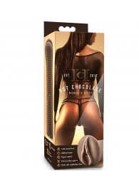 Коричневый мастубратор-вагина Nicole s Kitty - Blush Novelties - в Новокузнецке купить с доставкой