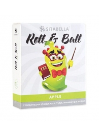 Стимулирующий презерватив-насадка Roll   Ball Apple - Sitabella - купить с доставкой в Новокузнецке