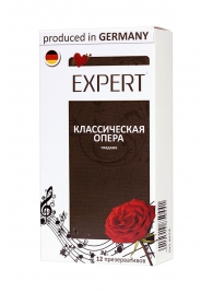 Гладкие презервативы Expert  Классическая опера  - 12 шт. - Expert - купить с доставкой в Новокузнецке