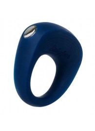 Синее эрекционное кольцо на пенис Satisfyer Ring 2 - Satisfyer - в Новокузнецке купить с доставкой