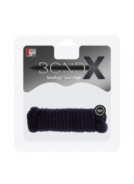 Чёрная веревка для связывания BONDX LOVE ROPE - 5 м. - Dream Toys - купить с доставкой в Новокузнецке