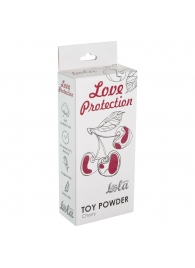 Пудра для игрушек Love Protection с ароматом вишни - 30 гр. - Lola Games - купить с доставкой в Новокузнецке