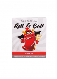 Стимулирующий презерватив-насадка Roll   Ball Cherry - Sitabella - купить с доставкой в Новокузнецке