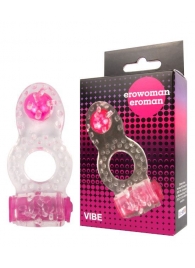 Прозрачное эрекционное кольцо Erowoman-Eroman - Erowoman-Eroman - в Новокузнецке купить с доставкой