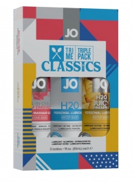 Подарочный набор лубрикантов Tri-Me Triple Pack Classics - System JO - купить с доставкой в Новокузнецке